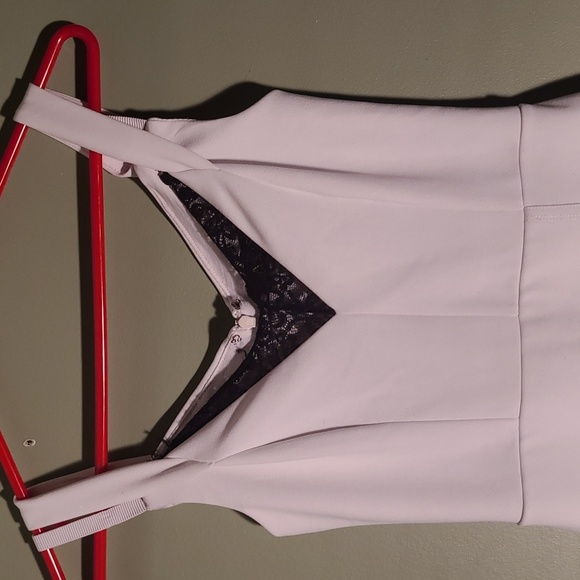 A.B.S Collection Size 2 Bodycon Snow White Dress with Side Slit - Picture 2 of 6